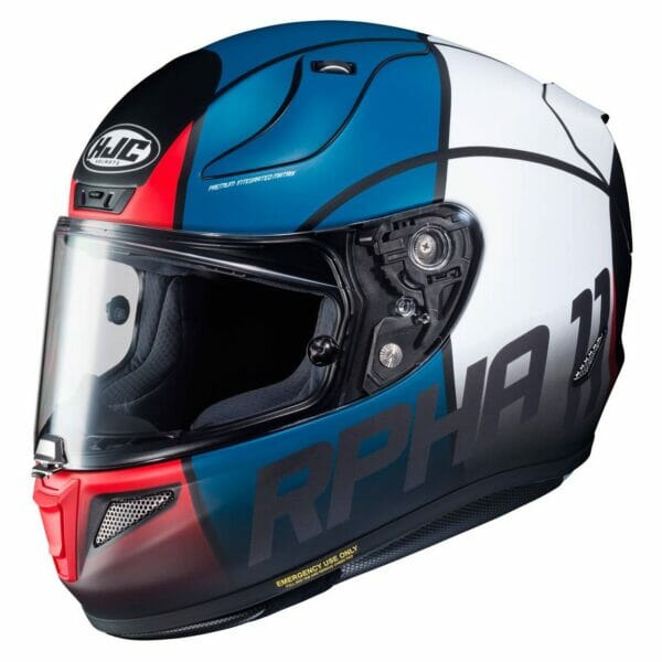 CASCO HJC RPHA11 QINTAIN AZUL / BLANCO